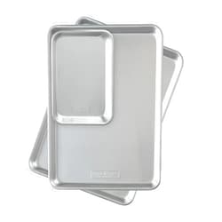 Nordic Ware Naturals Two Half Sheets with 1/8 Sheet Set, 3-Pieces