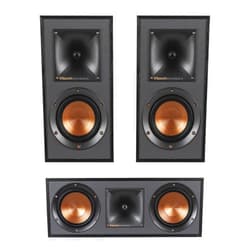 Klipsch R-41M Bookshelf Speakers (Pair) and R-52C Center Channel Home Theater Bundle