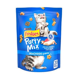 Purina Friskies Cat Treats, Party Mix Beachside Crunch - 20 oz. Pouch