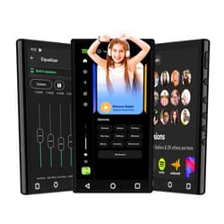 YFFIZQ 80GB MP3 Player with Bluetooth and WiFi,4.3