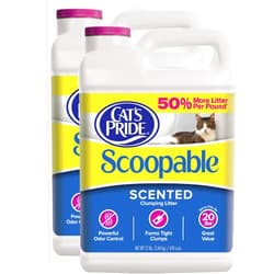 Cat's Pride Scoopable Scented Lightweight Clumping Litter 12 lb Jug (2-Pack)