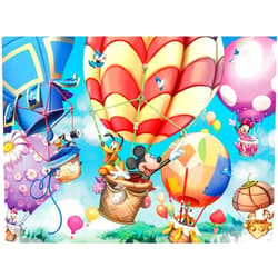 Ceaco - Disney - Mickey's Air Balloon - 300 Oversized Piece Jigsaw Puzzle