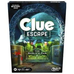Hasbro Gaming Clue Escape: The World’s Fair Board Game | Escape Room 1-Time Solve Mystery Games | Ages 10+ | 1 to 6 Players | 90 - 120 Mins.| Family Games