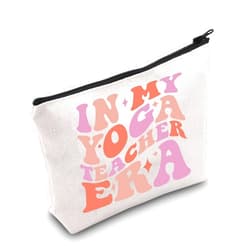 G2TUP Yoga Teacher Makeup Bag Yoga Teacher Gifts In My Yoga Teacher Era Zipper Pouch Yoga Lover Gifts (Yoga Teacher)