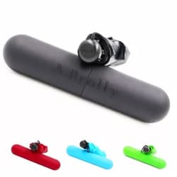 A.Brolly Travel Windproof Mini Umbrella Parasol With SPF 50+ UV Protection - World's Lightest Weights 【 Only 3 oz 】(TUBE Black)
