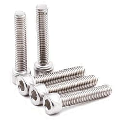 Glvaner M8-1.25 x 25mm (20 pcs) Socket Head Cap Screws, 18/8 Stainless Steel 304, Fully Threaded, Machine Coarse Thread, Bright Finish, Allen Hex Drive
