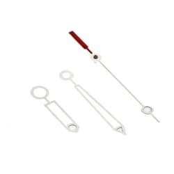 Ewatchparts WATCH HAND COMPATIBLE WITH OMEGA SEAMASTER JAMES BOND ETA 2824-2, 2834-2, 2836-2 2892 SILVER