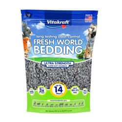 Vitakraft Fresh World Small Animal Bedding - Ultra Strength - Pet Bedding for Litter Boxes and Cages (16 L),Gray, 975 cu in