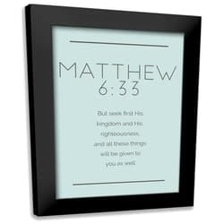 ArtDirect - Villa, Milli 15x18 Black Modern Framed Art Print Titled: New Matthew Murky