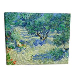 Wieco Art Olive Grove Canvas Print of Vincent Van Gogh Wall Art Paintings Reproduction Field Pictures Artwork for Living Room Wall Decor and Home Decorations