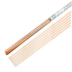 YEJJET Copper Brazing Rod Self Fluxing 14 inch Phosphor Copper Brazing Rods for Copper Repair, HVAC (1/8