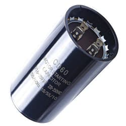 Seentech 216-259 uf/MFD 220-250 VAC ±20% CD60 Round Motor Start Capacitor 50/60 Hz AC Electric Motor Universal Fit for AC Motor Run or Fan Start and Cool or Heat Pump Air Conditioner