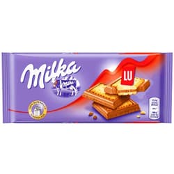 Milka Lu Cookie Milk Chocolate Bar, 3 Ounce (Pack of 18)