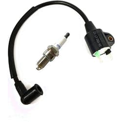 POWER PRODUCTS Ignition Coil Spark Plug for Harbor Freight Storm Cat 60338 69381 For Tail Gator 63CC 800 900W 63025 63024 For Pulsar PG1202S For ETQ950 For PowerPro 1000 Watts 2HP 2-Cycle 63cc 64cc Gas Generator