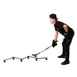 ACE HOCKEY The Snake Trainer - Lightweight Stickhandling Training Tool - Hockey Training Equipment for Puck Control, Reaction Time and Coordination - Portable, Durable and Adjustable