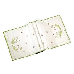 Villeroy & Boch Colourful Spring Runner Snowdrop