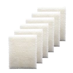 Colorfullife 6 Pack Humidifier Wicking Filter T for Honeywell Top Fill Tower Humidifier HEV615, HEV620, Replacement Filter T, Replace Parts HFT600T HFT600PDQ