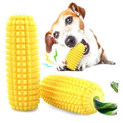 Carllg Dog Chew Toys for Aggressive Chewers, Indestructible Tough Durable Squeaky Interactive Dog Toys, Puppy Teeth Chew Corn Stick Toy for Small Meduium Large Breed