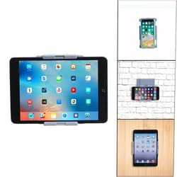 TFY Tablet Wall Mount, Gray, Fits 2.7-3.9 Inch and 4.2-7.4 Inch Devices, Compatible with iPhone 15 Pro Max, iPad Pro 10.5 Inch, iPad Mini 6, Samsung S23, HUAWEI MATE 60 Pro