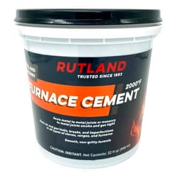 Rutland Products Black, 32 fl oz Furnace Cement