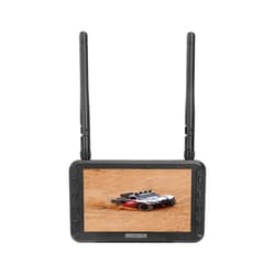 DUMBORC 4.3'' Recording FPV Monitor 5.8Ghz 40CH 800 X 480 Wireless LCD Display Screen Built in Battery for RC Car RC Trucks/RC Crawler/Boats/Tank/Quadcopter (FPVNCR)