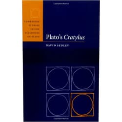 By David Sedley (Author) Format: Kindle Edition Plato's Cratylus (Cambridge Studies in the Dialogues of Plato)