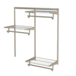 Knape & Vogt Culture 4 Ft. Steel Closet Organization System with, 4 Feet Long