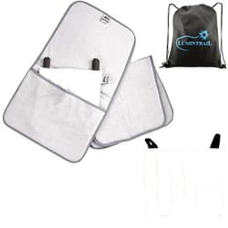 Lumintrail Chattanooga Heating Pad Hot Pack, 10x12 Standard Size Hydrocollator Moist Heat Pack with Terry Cover for Pain Relief, Reusable Heating Pad for Back, Quad, Hamstring, with a Drawstring Bag