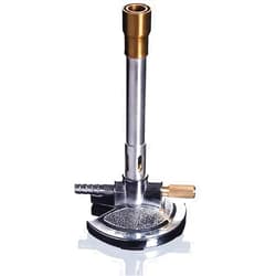 LabZhang Bunsen Burner Lab Natural Gas with Flame Stabilizer and Air with Gas Adjustment, Natural Gas with Propane Lab Heating Equipment, Alloy Steel