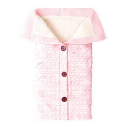Yinuoday Newborn Baby Swaddle Blanket Fleece Stroller Wrap Nap Blanket Plus Velvet,Baby Kids Toddler Thick Knit Soft Warm Blanket Swaddle Sleeping Bag Stroller Sack (Pink)