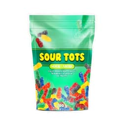 Waterbridge Sour Tots Fruit Gummy Candy, 200g/7 oz. Bag