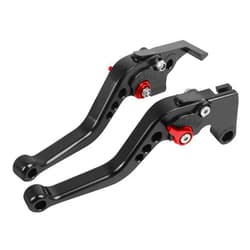 HAONEL Short Brake Clutch Lever Sets CNC Aluminum Replacement for Kawasaki 2017-2025 Z650 Z900 Ninja 650R ER-6F Vulcan S 650 EN650 KLE650 Versys 650 KLZ1000 Versys 1000 ZX-4R (Black)