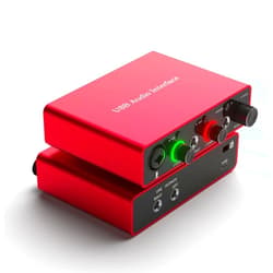 OseTub 24Bit/192kHz USB Audio Interface Solo with 48V Phantom Power Works with Most DAWs and Recording Software, USB Audio Interface Perfect for the Musicians, Vocalist, Podcaster, Plug and Play