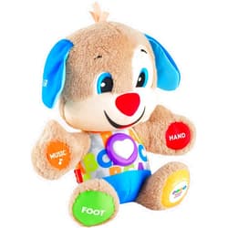 Fisher-Price Baby & Toddler Toy Laugh & Learn Smart Stages Puppy Musical Plush with Lights & Phrases for Infants Ages 6+ Months