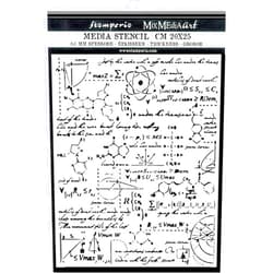 Stamperia Intl Stencil 20X25CM Alchemy formulas