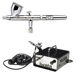 Iwata-Medea HP-CS .35mm Eclipse Airbrush W/ IS35 Ninja Jet Compressor