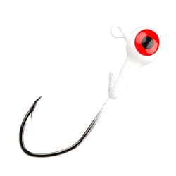 Strike King Lures Mr Crappie Jig Head with Lazer Sharp Eagle Claw Hook Freshwater 1 Oz 2 Refrigator
