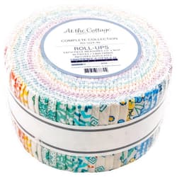 Robert Kaufman Debbie Beaves Flowerhouse at The Cottage 40 2.5-inch Strips Jelly Roll Robert Kaufman RU-1224-40, Assorted