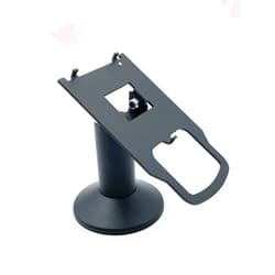 DCCStands Pax Q30 Low Swivel and Tilt Terminal Stand, Screw-in and Adhesive, Black