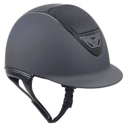 IRH INTERNATIONAL RIDING HELMETS IRH XLT Horse Riding Helmet, Matte Black with Glossy Frame (X-Large)