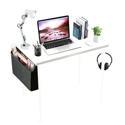 Lufeiya White Small Desk for Bedroom - Student Kids Study Writing Table for Home Office Bedroom Small Spaces 32 Inch Modern Mini Laptop PC Computer Desks, White