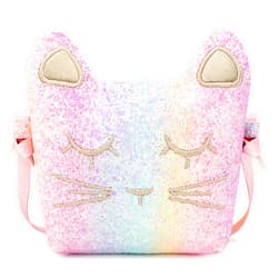 mibasies Kids Cat Purse for Little Girls Toddlers Wallet Crossbody Bag 2 Year Old Girl Gifts