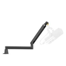 InnoGear 2025 Upgraded Microphone Boom Arm, Magnetic Cable Management Low Profile Mic Stand 360° Rotatable Desk Mount for Fifine AM8 K669B Blue Yeti HyperX QuadCast SoloCast AT2020, Black