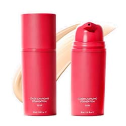 Generic Color Changing Foundation, 2026 New Skin Tone Adapting Liquid Foundation for Women, Automatically Adjusts Makeup Application, Concealing Fine Lines And Wrinkles, Moisturizing And Hydrating (1pc)