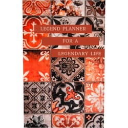 Notes Edition Legend Planner – Deluxe Weekly & Monthly Life Planner to Hit Your Goals & Live Happier.: Organizer Notebook & Productivity Journal. A5 Hardcover, Undated – Start Any Time + Stickers – Red