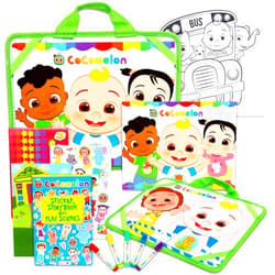 Cocomelon Lap Desk Activity Set for Kids with Case, Coloring Book, Sticker Book, Games, Puzzles and More | Cocomelon Travel Lapdesk Activity Pack