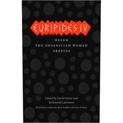 By . Euripides (Author), Mark Griffith (Editor, Translator), Glenn W. Most (Editor, Translator), David Grene (Editor, Translator), Richmond Lattimore (Editor, Translator) & 2 more Euripides IV: Helen, The Phoenician Women, Orestes (The Complete Greek Tragedies)