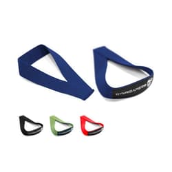 Gymreapers Olympic Lifting Straps for Weightlifting, Snatch, Clean, Powerlifting, Strongman, Deadlifts - Durable Cotton with Reinforced Stitching (Pair)