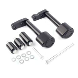 GZYF Motorcycle Fairing Frame Slider Anti Crash Falling Protector for Kawasaki Z250 / Z300 2013-2016, Black