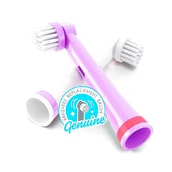 Brusheez Electronic Toothbrush Replacement Brush Heads 2 Pack (Sparkle The Unicorn)